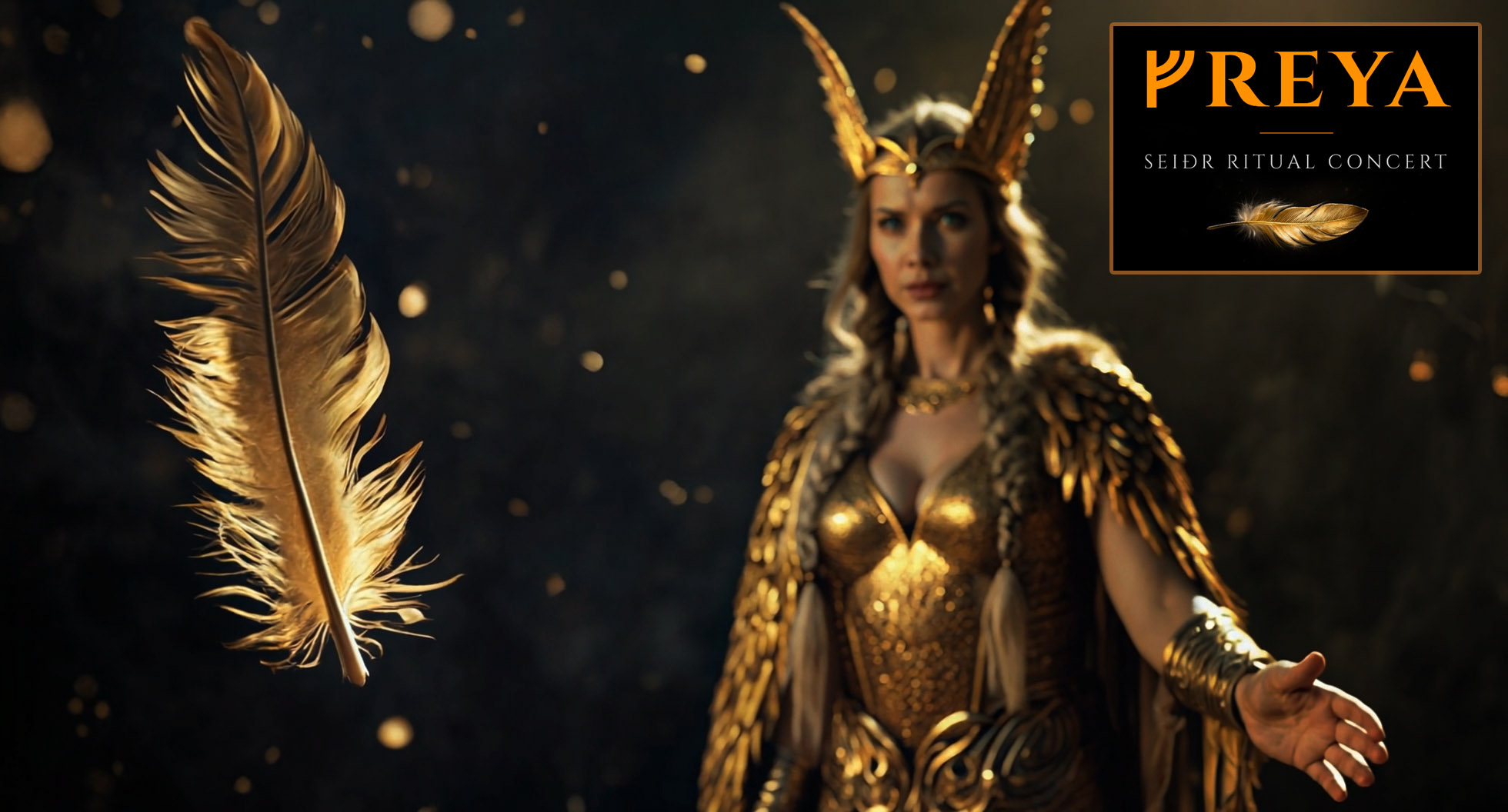 Freya Seiðr Ritual Concert – Freya with the Golden Feather
