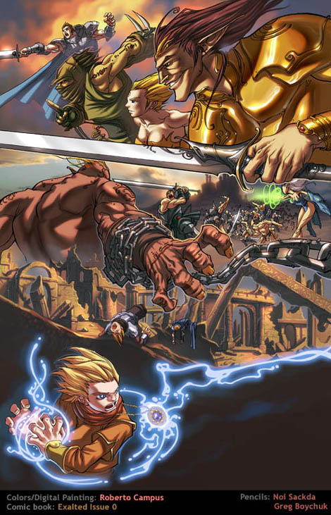 Exalted Colored Page