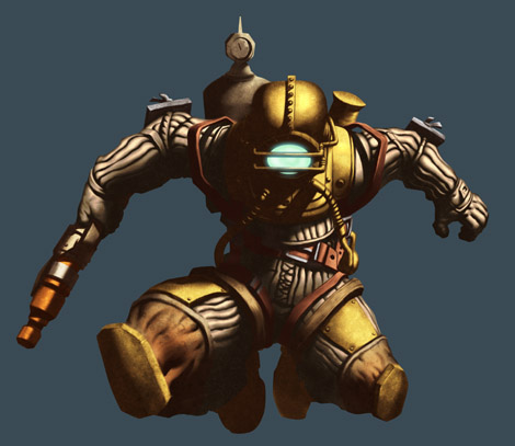 Photoshop Tutorial : Bioshock Videogame Digital Painting - Details
