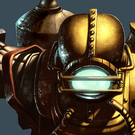 Photoshop Tutorial : Bioshock Videogame Digital Painting - Highlights - Details
