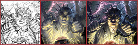 Photoshop & Painter Tutorial: Mad Scientist