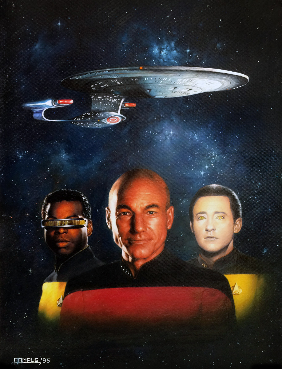 Cover – Star Trek The Next Generation – The Art of Roberto Campus